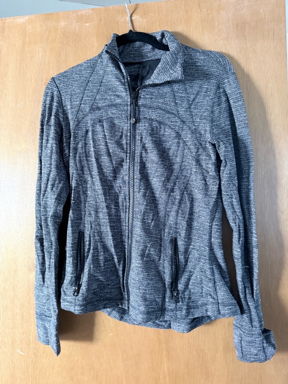lululemon athletica Heathered Charcoal Full-Zip Jacket
